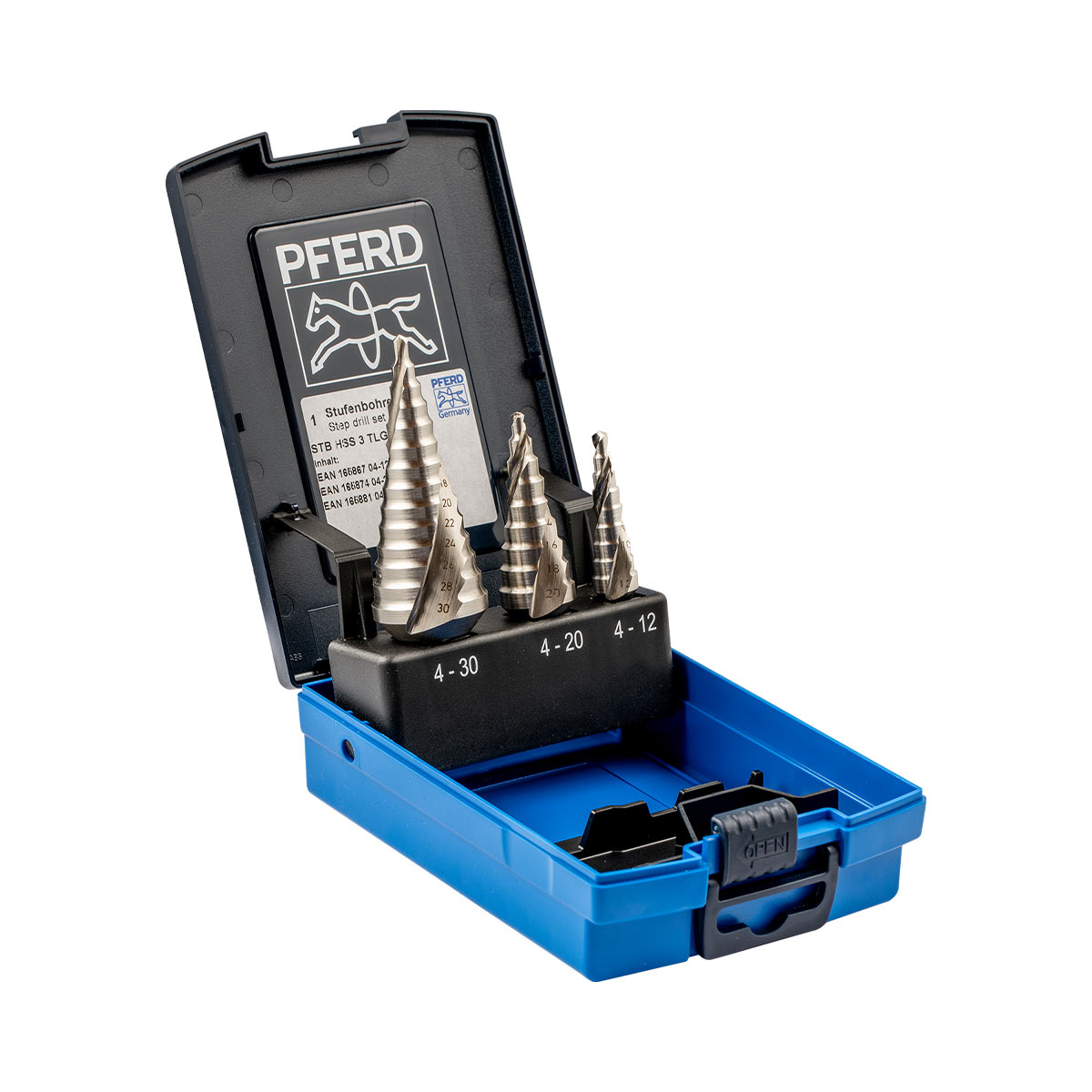 Pferd 25201046 Stufenbohrer-Set HSS 3-tlg.