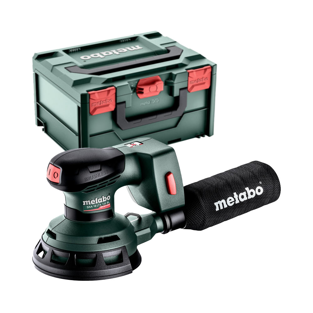 Metabo 600146840 SXA 18 LTX 125 BL 18V Akku-Exzenterschleifer mit Koffer