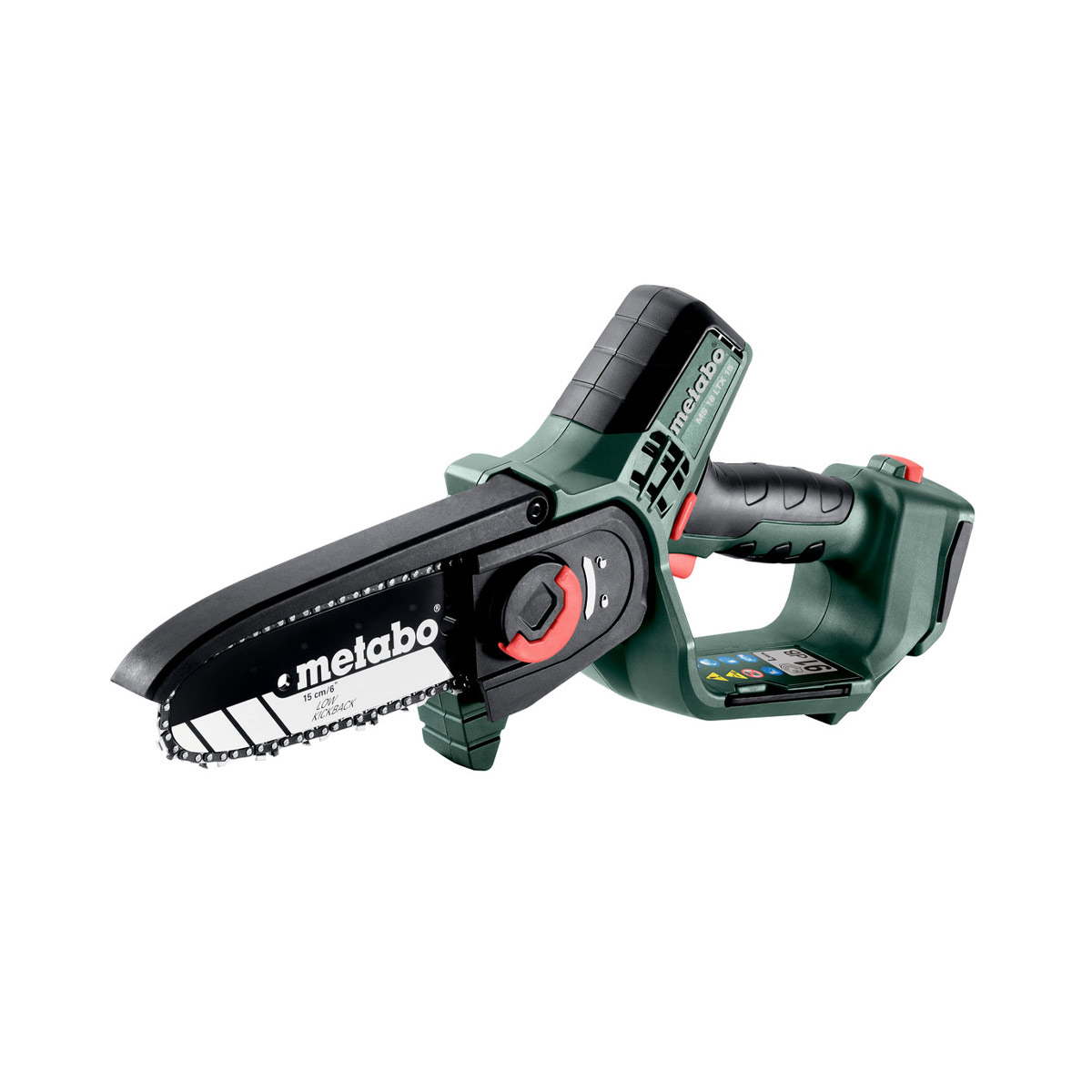 Metabo 600856850 18V MS 18 LTX 15 Akku-Gehölzsäge, nur das Gerät