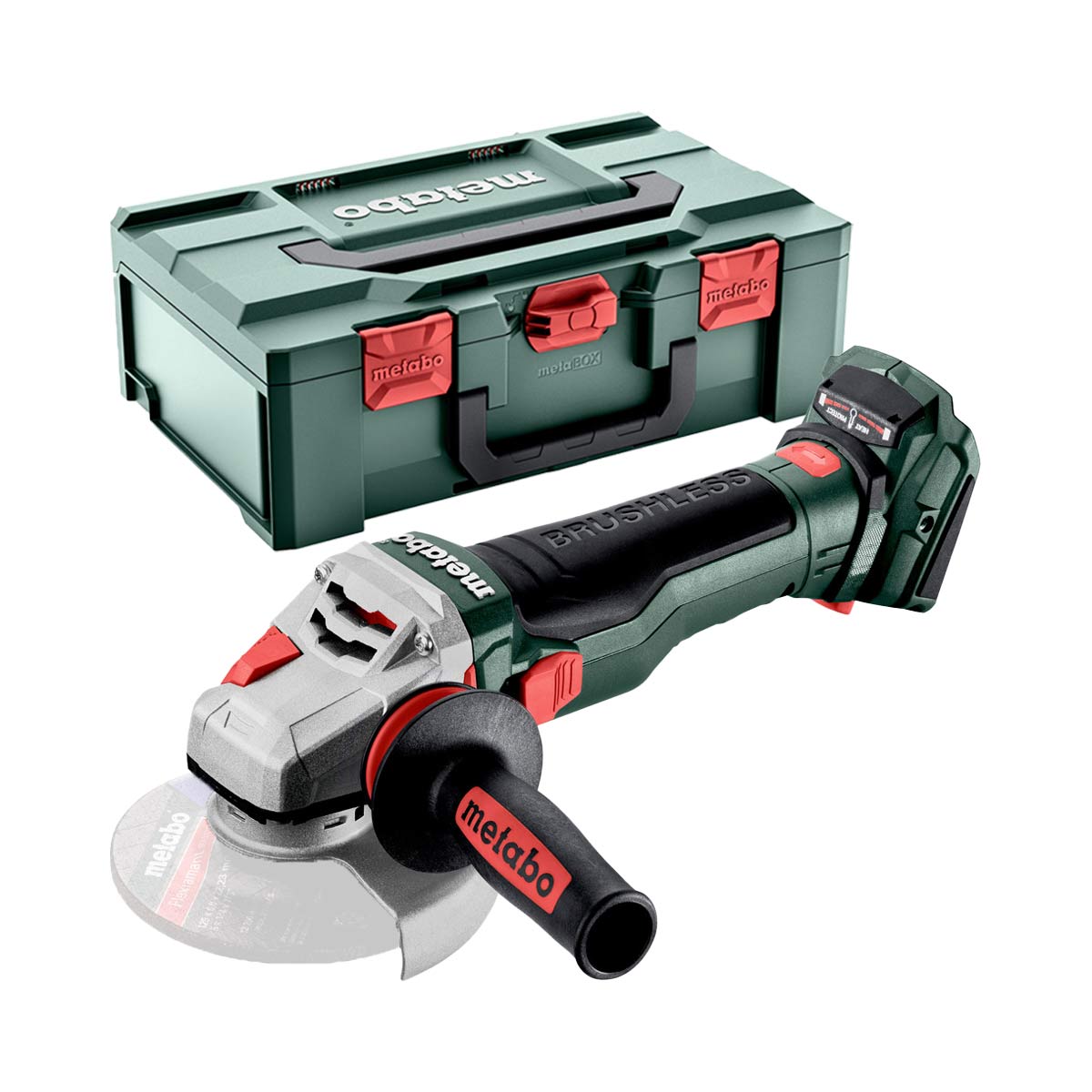 Metabo 601730840 WB 18 LTX BL 15-125 Quick 18V Akku-Winkelschleifer mit Koffer