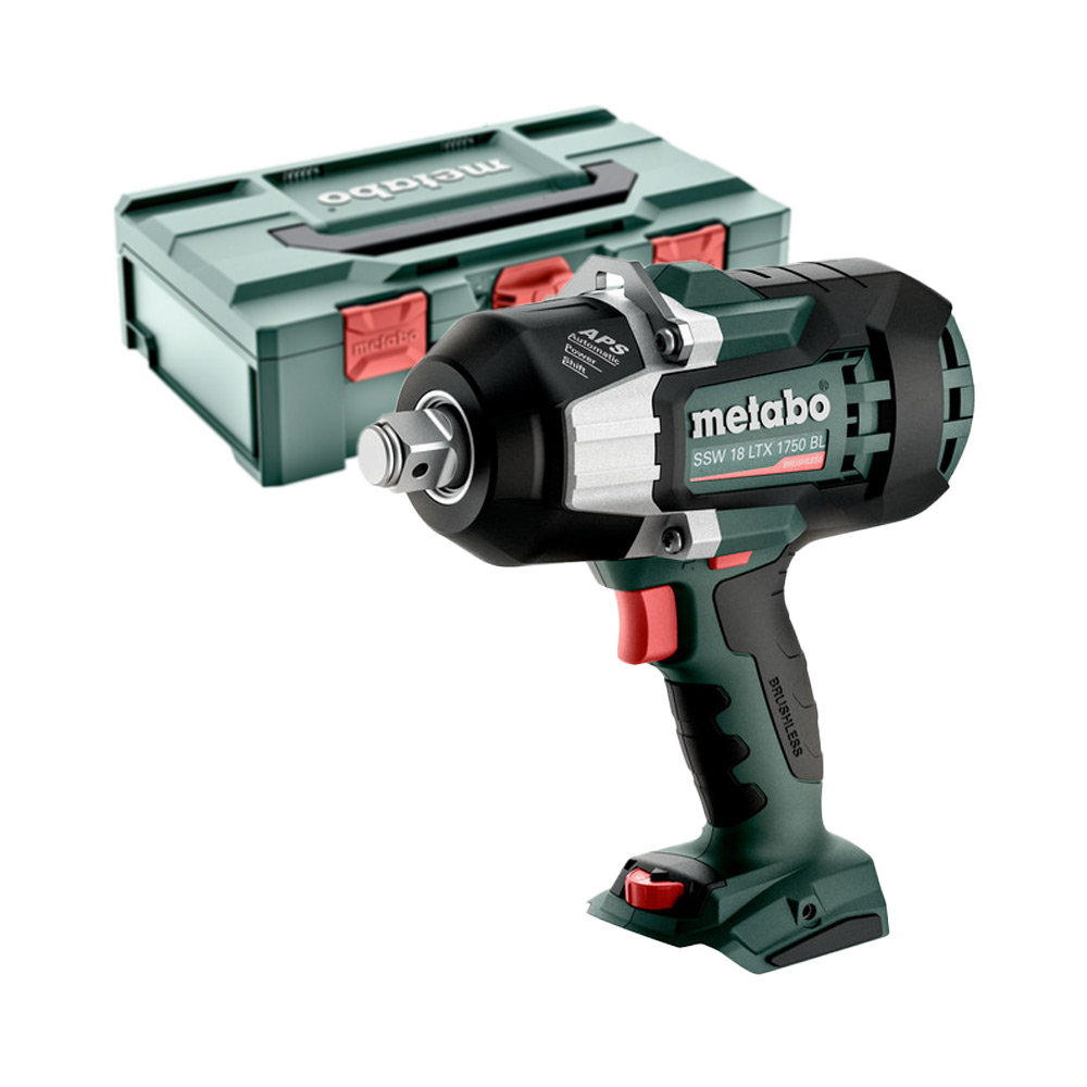 Metabo 602402840 SSW 18 LTX 1750 BL 18V Akku-Schlagschrauber mit Koffer