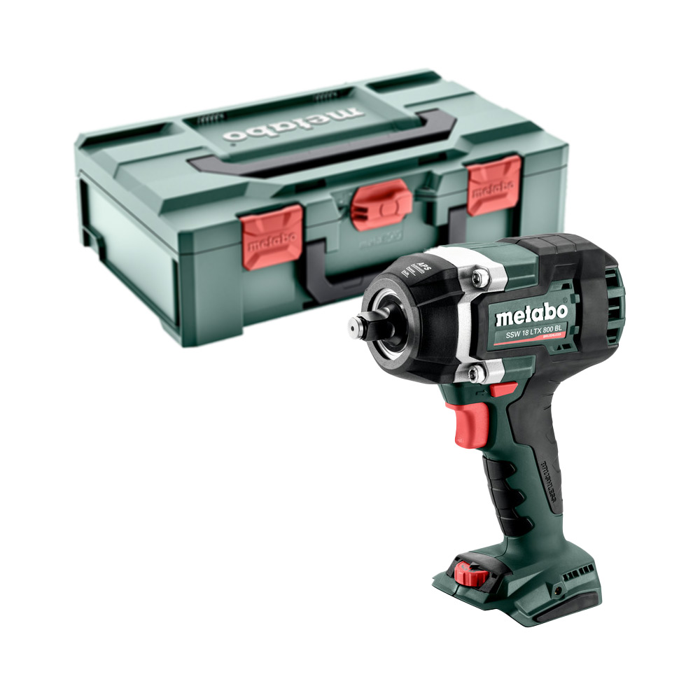 Metabo 602403840 18V SSW 18 LTX 800 BL Akku-Schlagschrauber, mit Koffer