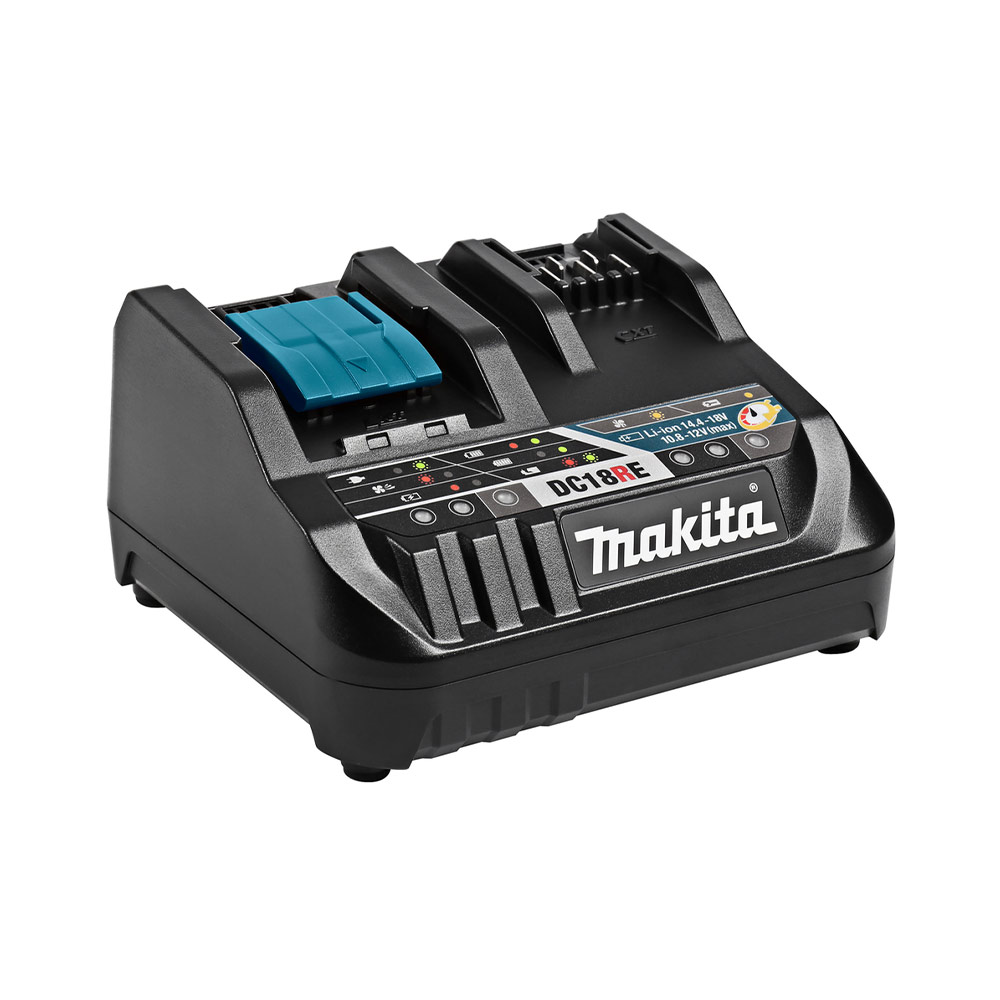 Makita DC18RE 12/18V Li-Ion Multi-Schnellladegerät, nur das Gerät