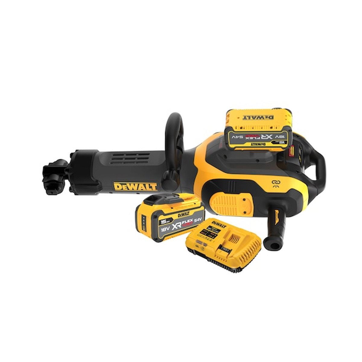 DeWalt DCH966Z2-QW 54V Akku-Meißelhammer mitt 2x 15Ah Akkus und Ladegerät