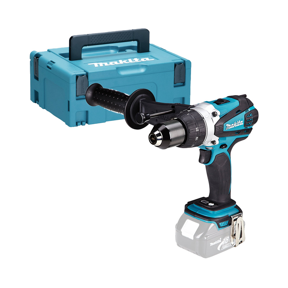Makita DHP458ZJ 18V LXT Akku-Schlagbohrschrauber mit Koffer