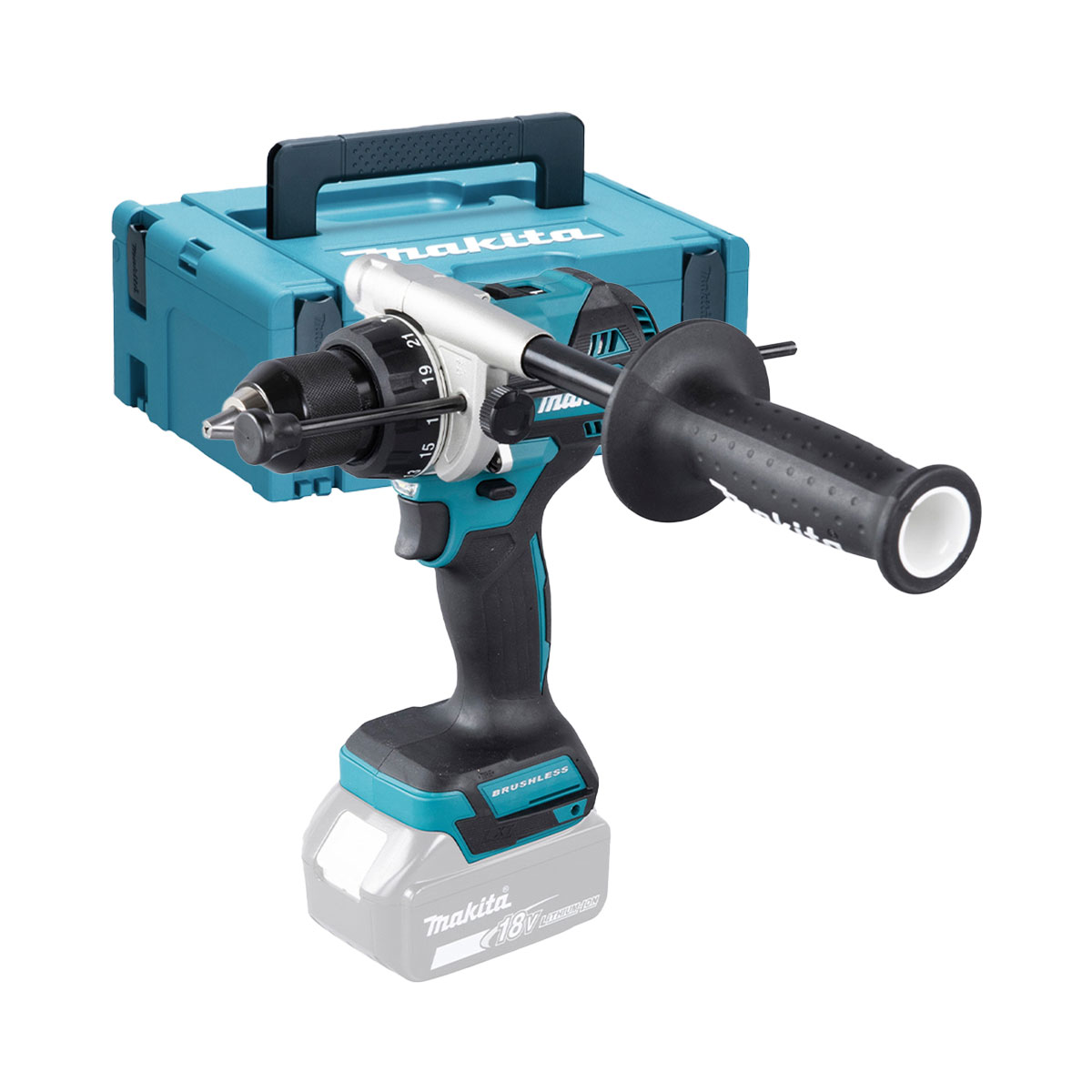 Makita DHP486ZJ 18V Akku-Schlagbohrschrauber mit Koffer