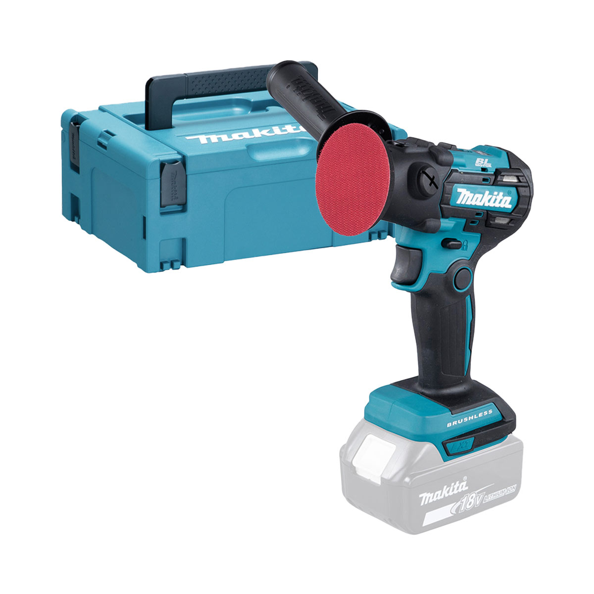 Makita DPV300ZJ 18V Akku-Polierschleifer LXT mit Koffer