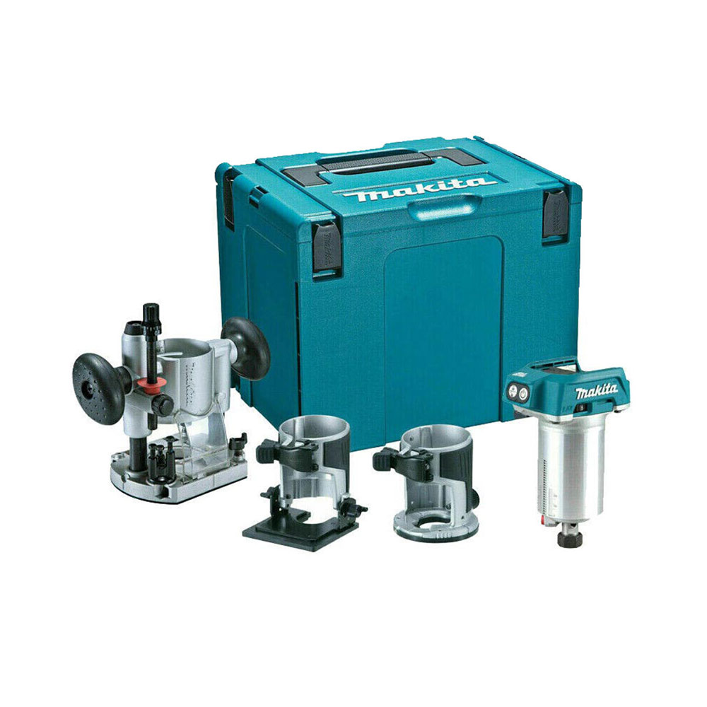 Makita DRT50ZJX2 18V Akku-Multifunktionsfräse LXT, ohne Akkus und Ladegerät