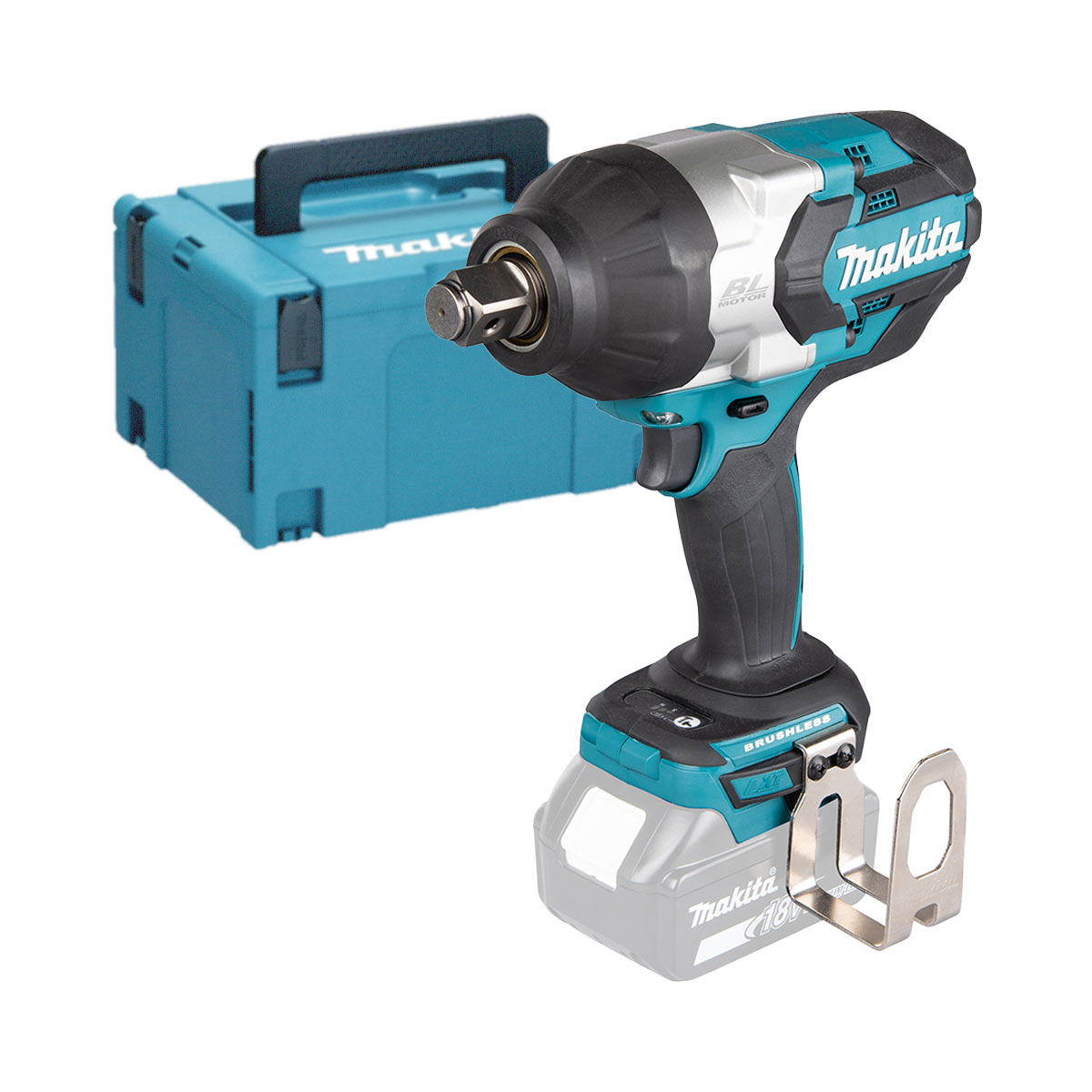 Makita DTW1001ZJ 18V LXT Bürstenloser 3/4" Akku-Drehschlagschrauber mit Koffer