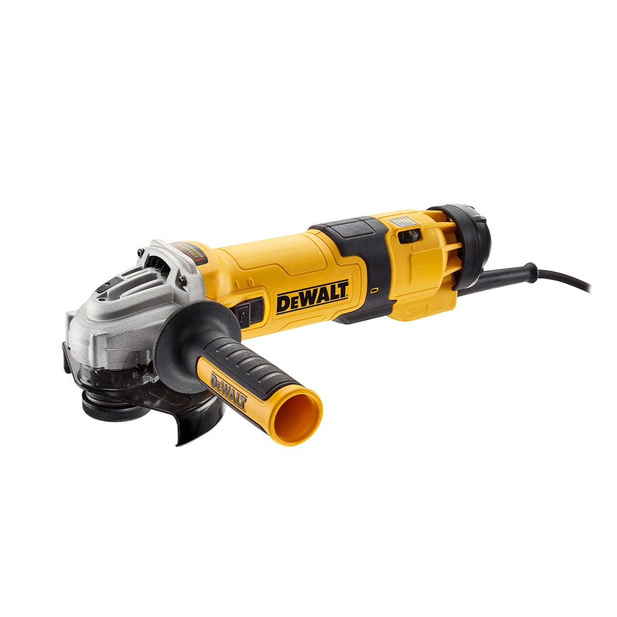 DeWalt DWE4257-QS 1.500 Watt Winkelschleifer 125mm mit Drehzahlelektronik