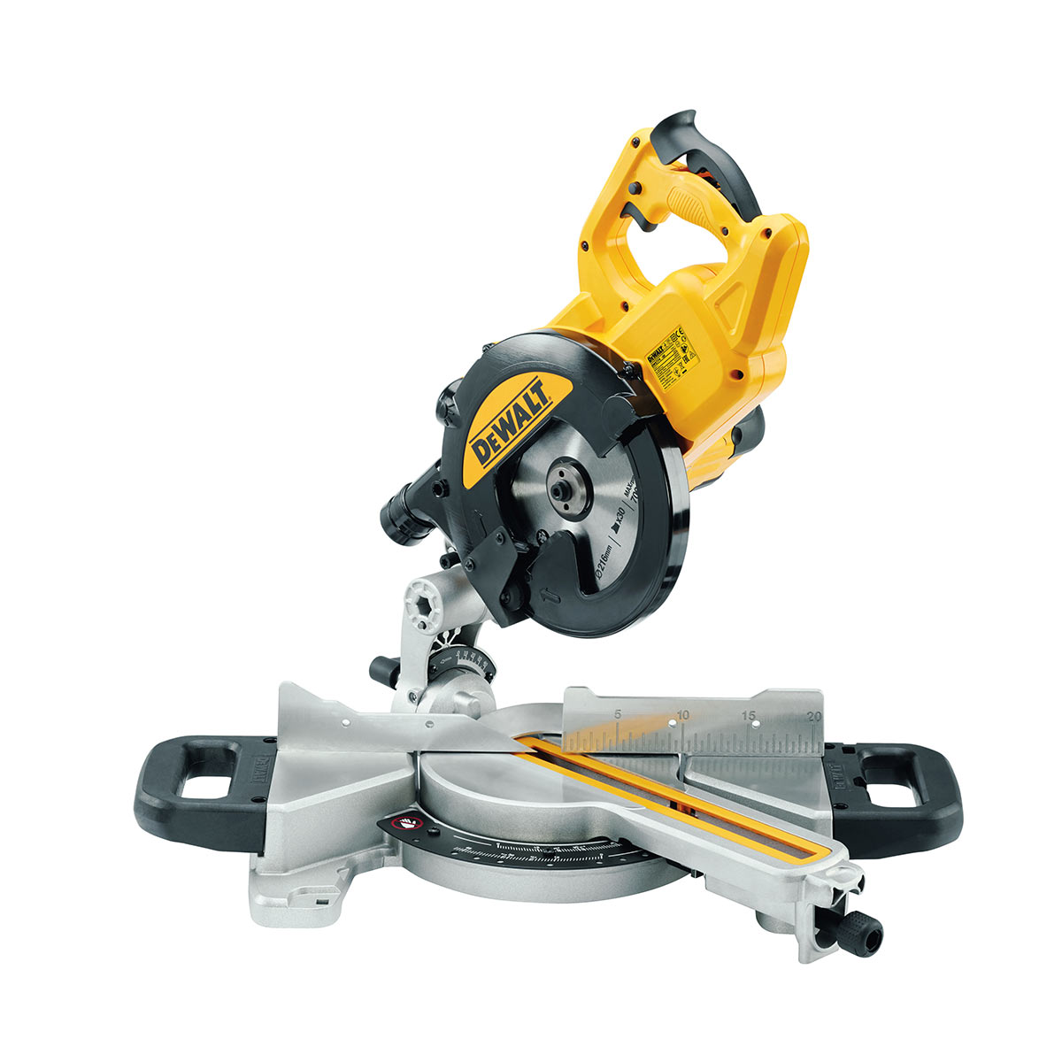 DeWalt DWS774 1.400 Watt Paneelsäge 216mm mit XPS-Schnittlinienanzeige