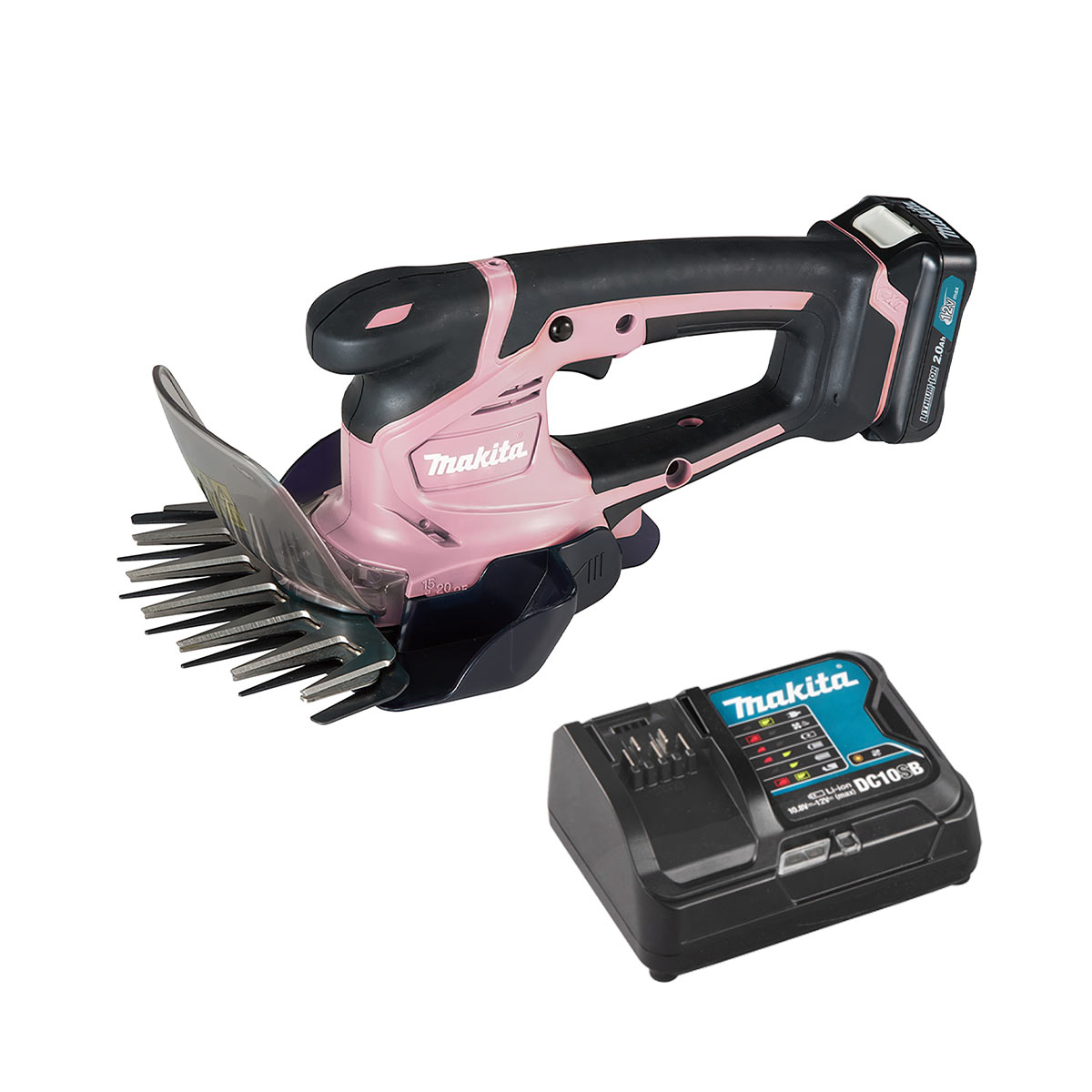 Makita UM600DSAP 12V Akku-Grasschere CXT mit 1x 2 Ah Akku und Ladegerät